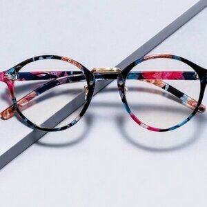Multi-Color Round Fashion Glasses
